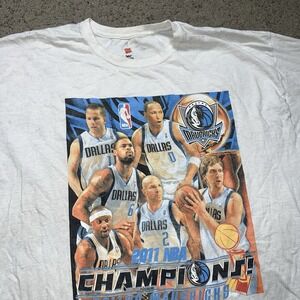 VTG Dallas Mavericks Shirt Mens 2XL NBA Finals 2011 Champions Mavs
